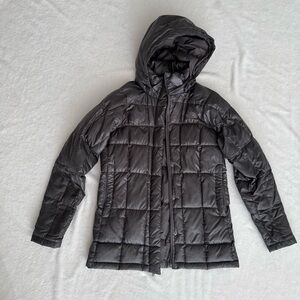 Women’s The North Face Down Parka Dark Gray Small